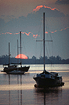 Boats at Sunset